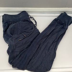 Womens navy joggers
